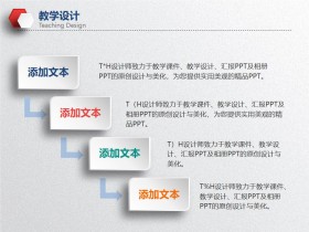微粒体教学设计通用PPT模板(赠备用图标)