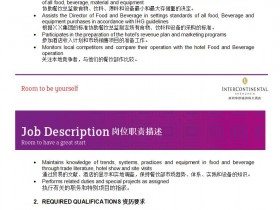 星级酒店餐饮部副总监工作手册Word模板素材