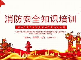 消防安全人人有责消防安全知识培训动态PPT课件免费下载